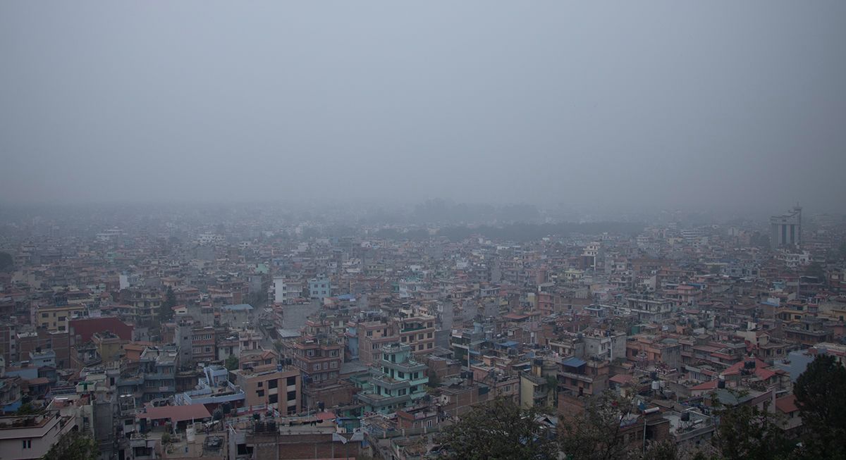 काठमाडौँ विश्वकै सबैभन्दा प्रदूषित शहर